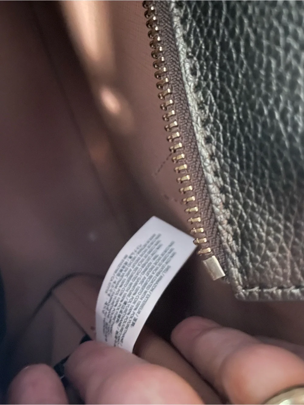 kate spade metallic bronze sachel cross body with detachable strap